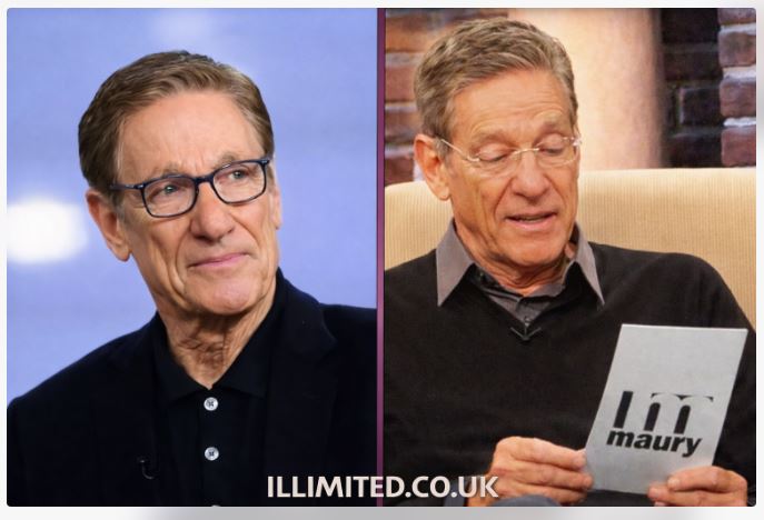 Maury Povich hosting the Maury daytime talk show