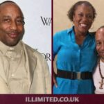 Tony Cox at a public event; Otelia Cox is his private wife